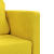 Sofa podłogowa 2-w-1, ciemnożółta, 122x204x55 cm, aksamit