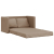 Sofa podłogowa 2-w-1, cappuccino, 112x174x55 cm, sztuczna skóra