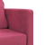 Sofa podłogowa 2-w-1, winna czerwień, 122x204x55 cm, aksamit