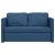 Sofa podłogowa 2-w-1, niebieska, 112x174x55 cm, tkanina