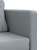 Sofa podłogowa 2-w-1, jasnoszara, 112x174x55 cm, tkanina