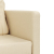 Sofa podłogowa 2-w-1, kremowa, 112x174x55 cm, tkanina