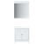 2-częściowy zestaw mebli łazienkowych BERG, biały, sosnowy
