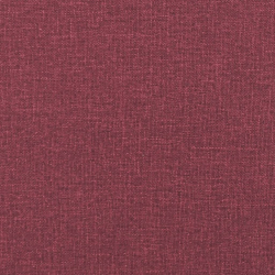 Ławka z poduszkami, winna czerwień, 113x64,5x75,5 cm, tkanina