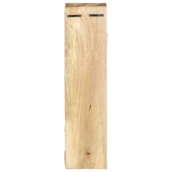 Stojak na 5 butelek wina, lite drewno mango