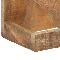 Stojak na 5 butelek wina, lite drewno mango