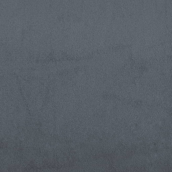 Ławka z oparciem, ciemnoszara, 119,5x64,5x75 cm, aksamitna