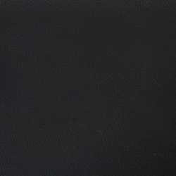 Ławka z oparciem, czarna, 112x65,5x75 cm, sztuczna skóra