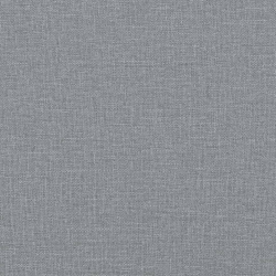 Ławka z poduszkami, jasnoszara, 113x64,5x75,5 cm, tkanina
