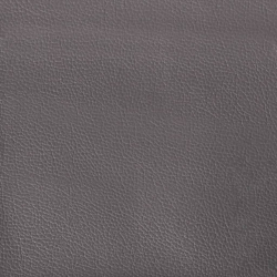 Ławka z oparciem, szara, 112x65,5x75 cm, sztuczna skóra