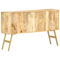 Szafka, 118 x 30 x 75 cm, lite drewno mango