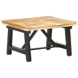 Rozkładany stolik kawowy, 160x70x45 cm, lite drewno mango