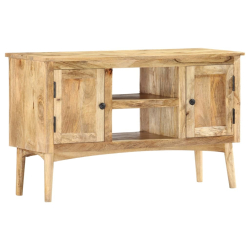 Szafka, 100 x 35 x 60 cm, lite drewno mango