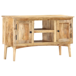 Szafka, 100 x 35 x 60 cm, lite drewno mango