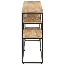 Szafka, 150x30x75 cm, surowe drewno mango