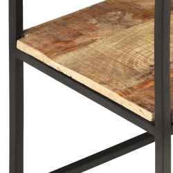 Szafka, 150x30x75 cm, surowe drewno mango