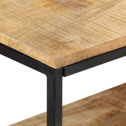 Szafka, 150x30x75 cm, surowe drewno mango