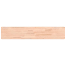Półka ścienna, 100x20x4 cm, lite drewno bukowe