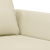 2-osobowa sofa, kremowy, 120 cm, sztuczna skóra