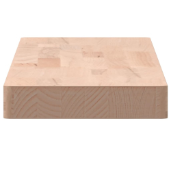 Półka ścienna, 80x20x4 cm, lite drewno bukowe