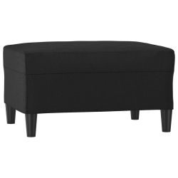 4-osobowa sofa z poduszkami, czarna, sztuczna skóra