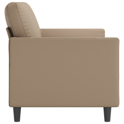 3-osobowa sofa, cappuccino, 180 cm, sztuczna skóra