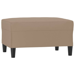 4-osobowa sofa z poduszkami, cappuccino, sztuczna skóra