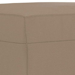 4-osobowa sofa z poduszkami, cappuccino, sztuczna skóra