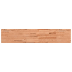 Półka ścienna, 100x20x4 cm, lite drewno bukowe
