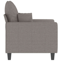 Fotel, taupe, 60 cm, obity tkaniną