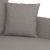 Fotel, taupe, 60 cm, obity tkaniną