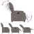 Fotel rozkładany, kolor taupe, obity tkaniną