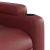 Fotel rozkładany, czerwone wino, sztuczna skóra