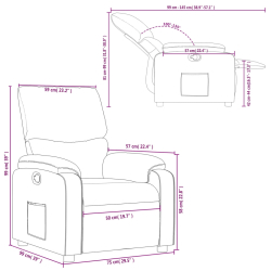 Fotel rozkładany, kremowy, obity tkaniną