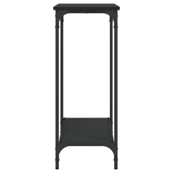 Stolik konsolowy, czarny, 101x30,5x75 cm
