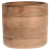 Home&Styling Zestaw 3 doniczek, lite drewno mango, naturalny kolor