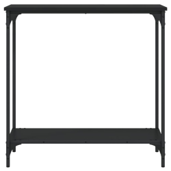 Stolik konsolowy, czarny, 75x30,5x75 cm