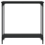 Stolik konsolowy, czarny, 75x30,5x75 cm