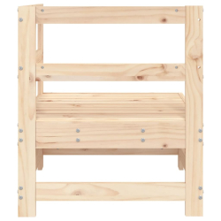Ogrodowa sofa narożna, lite drewno sosnowe