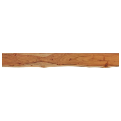 Półka ścienna, 180x20x3,8cm, drewno akacjowe, naturalna krawędź