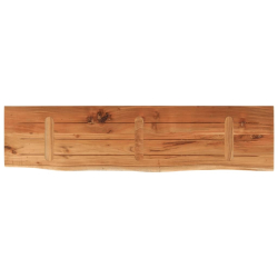 Blat do stołu, 160x40x2,5cm, drewno akacjowe, naturalna krawędź