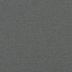 Ławka do jadalni, ciemnoszara, 62x32x45 cm, stal i tkanina
