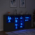 Szafka z oświetleniem LED, czarna, 202x37x100 cm