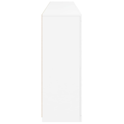Szafka z oświetleniem LED, biała, 202x37x100 cm