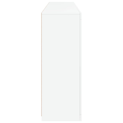 Szafka z oświetleniem LED, biała, 181,5x37x100 cm