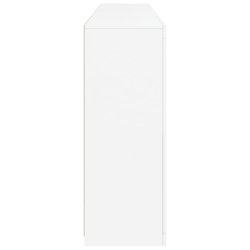 Szafka z oświetleniem LED, biała, 202x37x100 cm