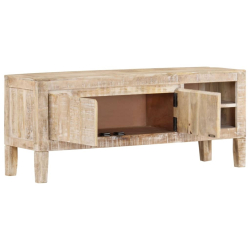 Szafka pod TV, 110x35x46 cm, lite drewno mango