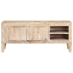 Szafka pod TV, 110x35x46 cm, lite drewno mango
