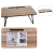 Excellent Houseware Składany stolik do łóżka, kolor drewna i czarny