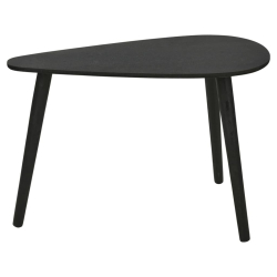Home&Styling Zestaw 2 stolików w kształcie kropli, czarny